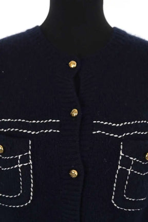 Cardigan Prada Marine en Cachemire