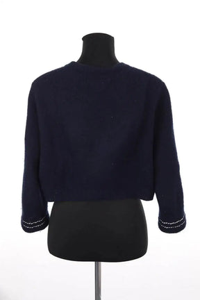 Cardigan Prada Marine en Cachemire