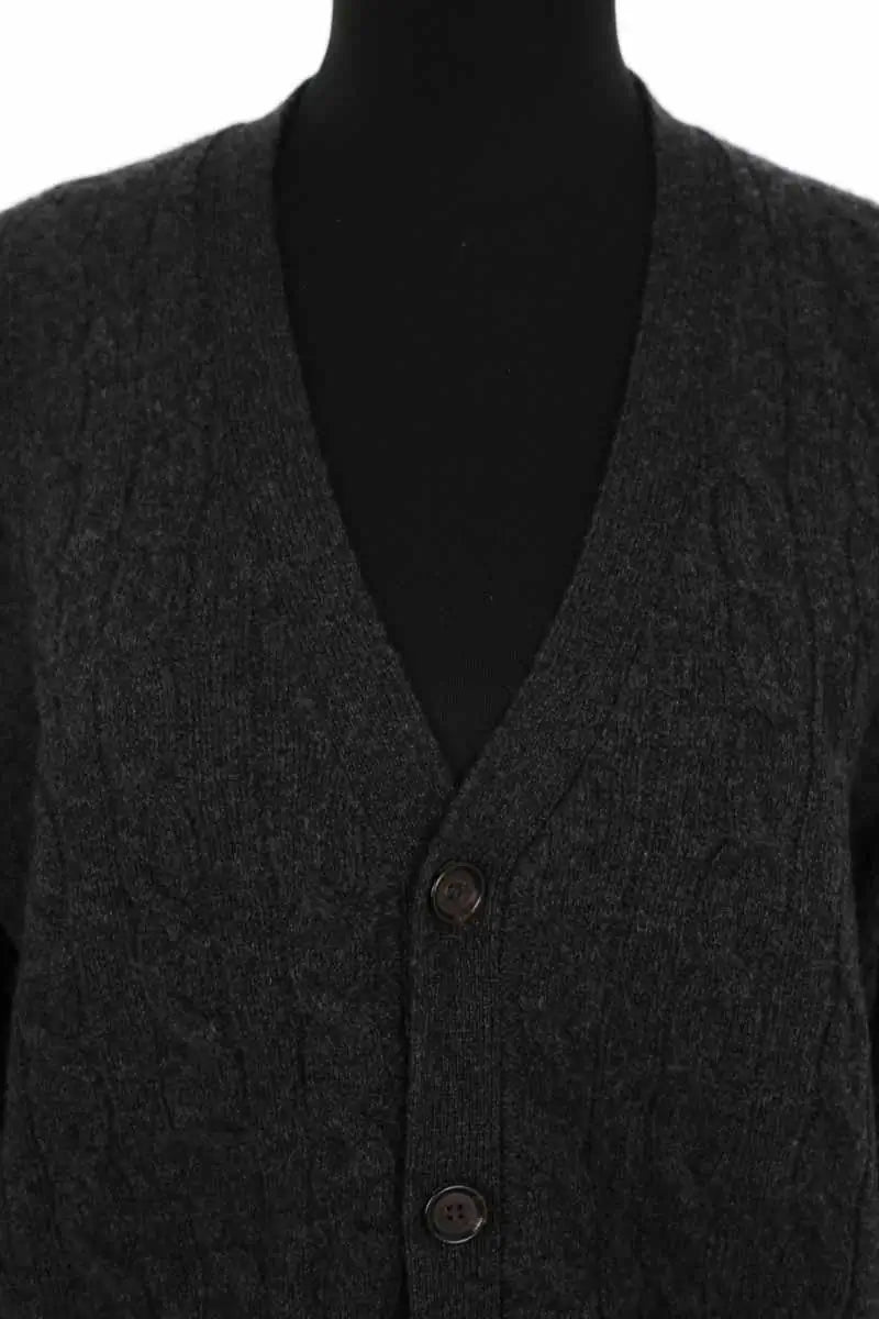 Cardigan Ralph Lauren Gris en Cachemire
