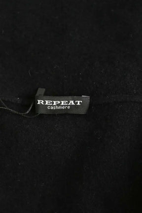 Cardigan Repeat Noir en Cachemire
