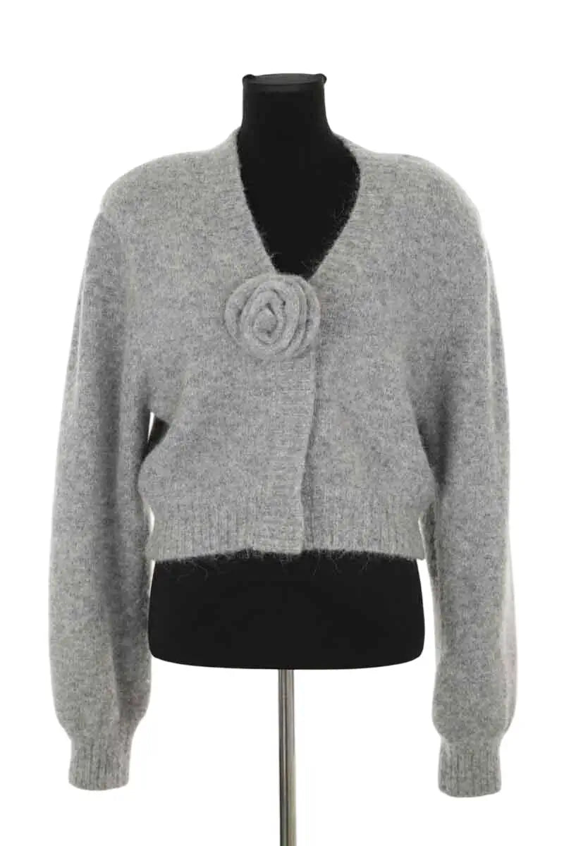 Cardigan Rotate Gris en Laine, taille XS - Seconde Main