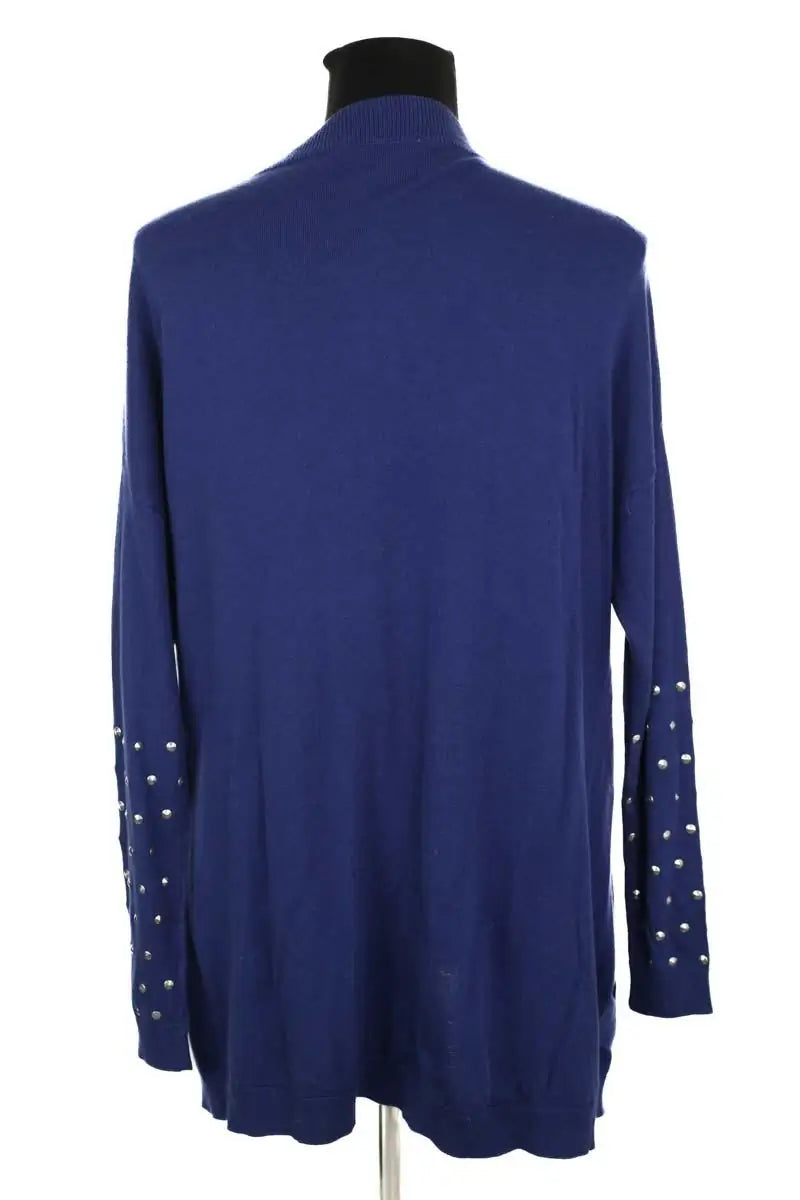 Cardigan Sandro Bleu en Coton