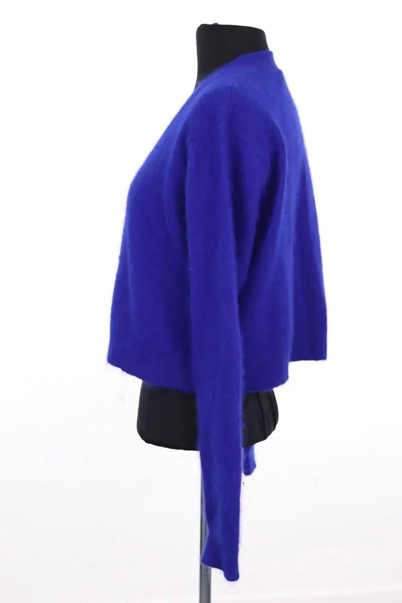 Cardigan Sandro Bleu en Laine