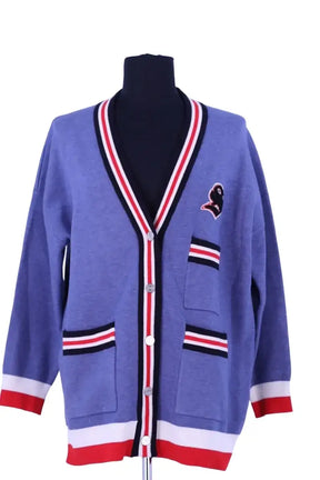 Cardigan Sandro Bleu en Viscose, taille XS - Seconde Main