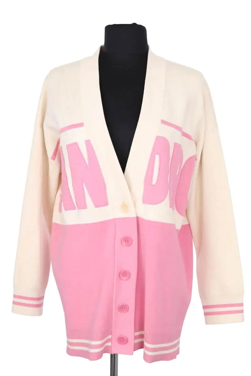 Cardigan Sandro Ecru en Viscose, taille XS - Seconde Main