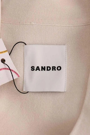 Cardigan Sandro Ecru en Viscose