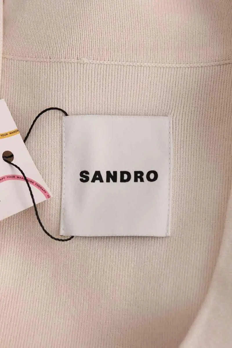 Cardigan Sandro Ecru en Viscose