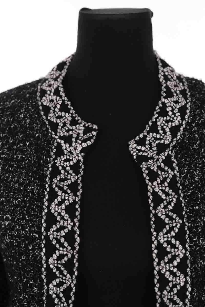 Cardigan Sandro Noir en Laine