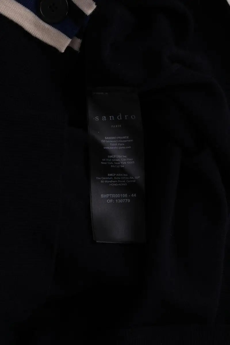 Cardigan Sandro Noir en Laine