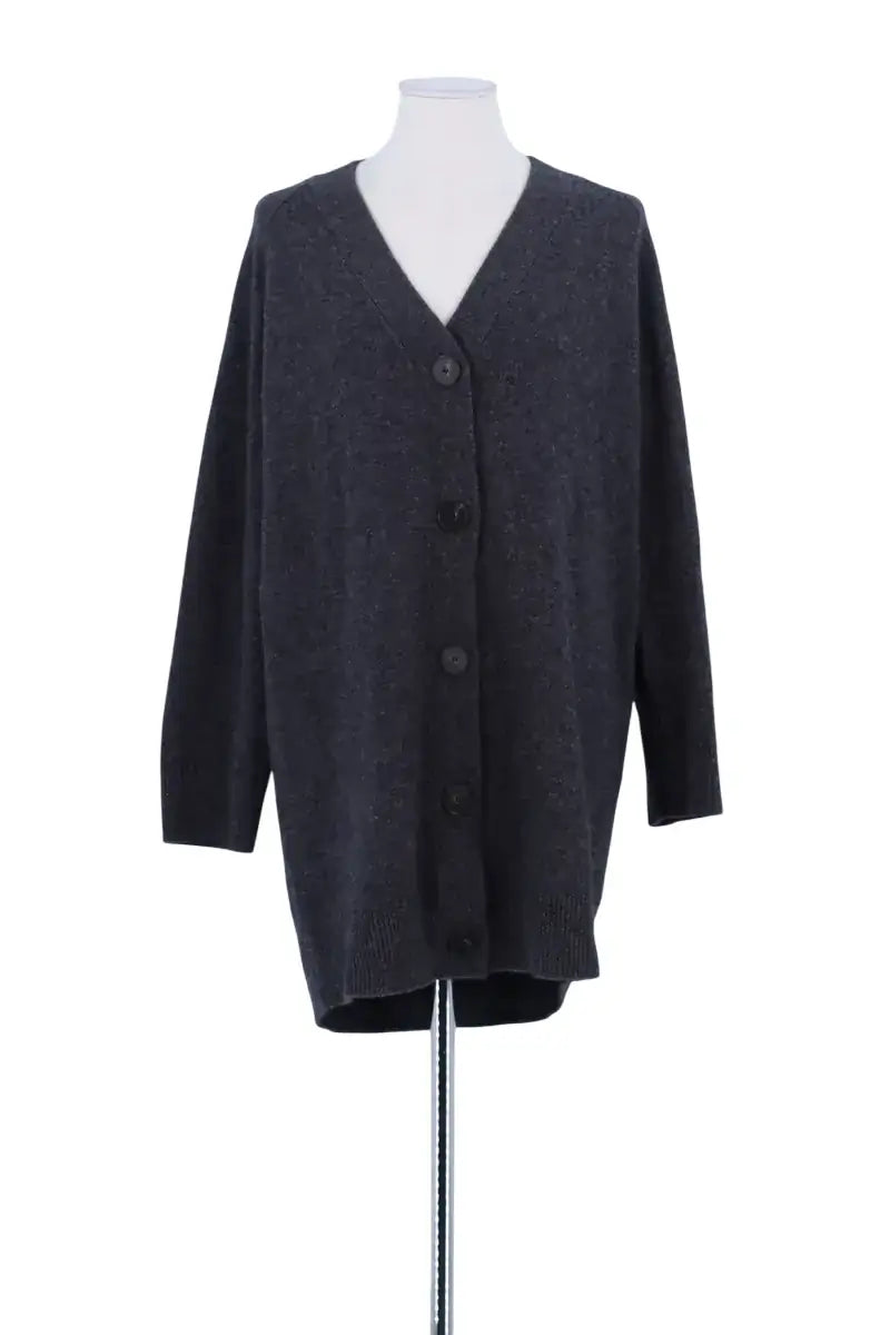 Cardigan Sézane Anthracite en Laine, taille S - Seconde Main