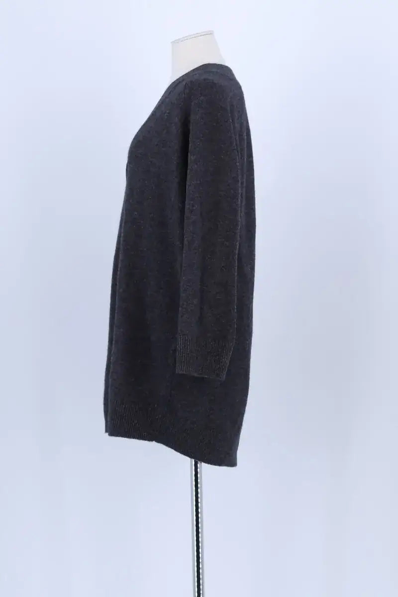 Cardigan Sézane Anthracite en Laine