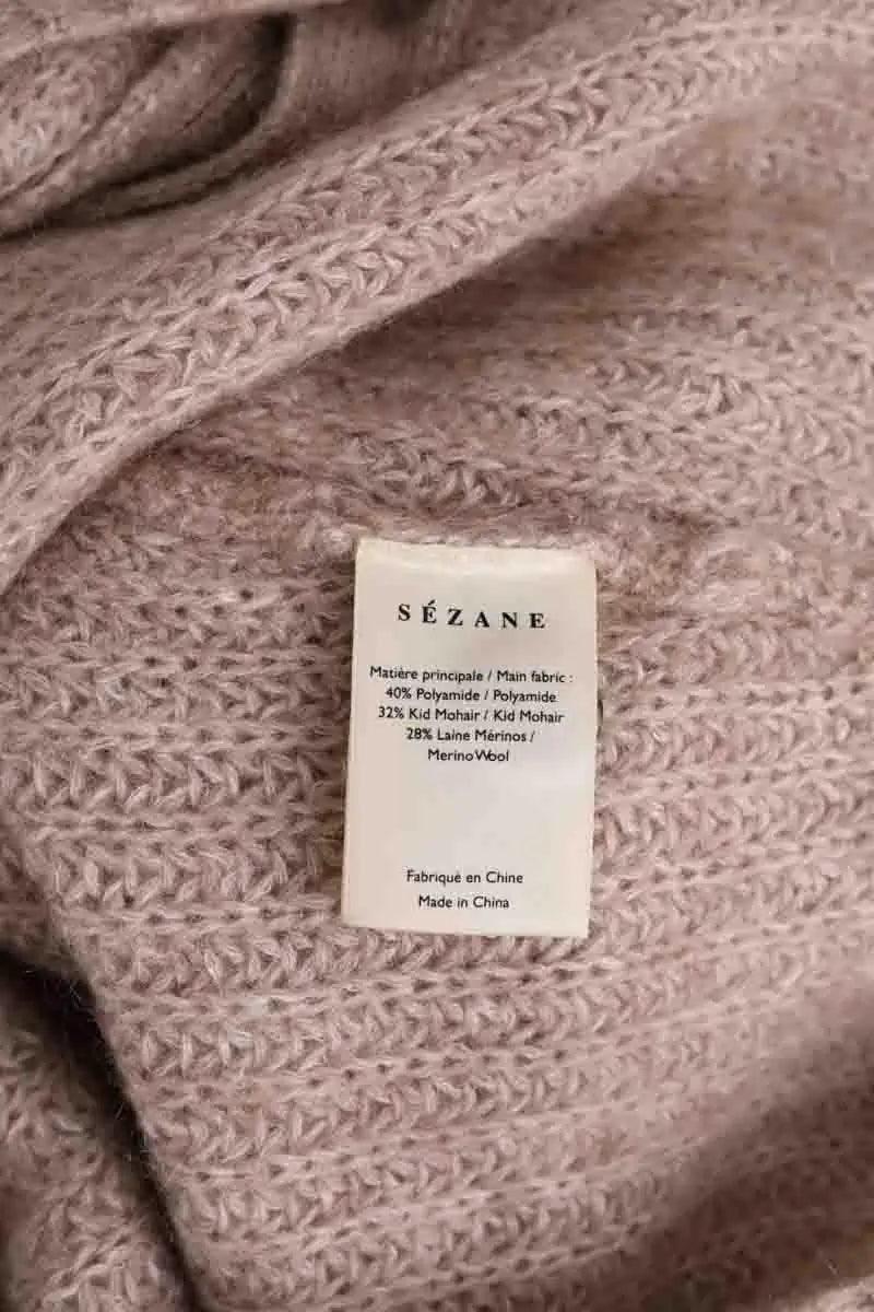 Cardigan Sézane Beige en Laine