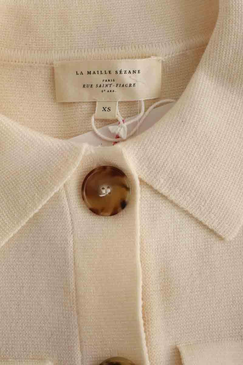 Cardigan Sézane Beige en Laine