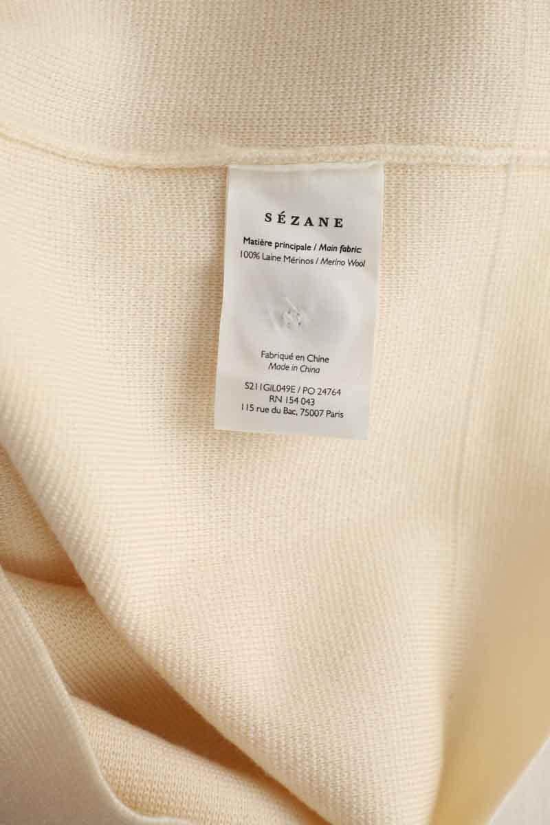 Cardigan Sézane Beige en Laine