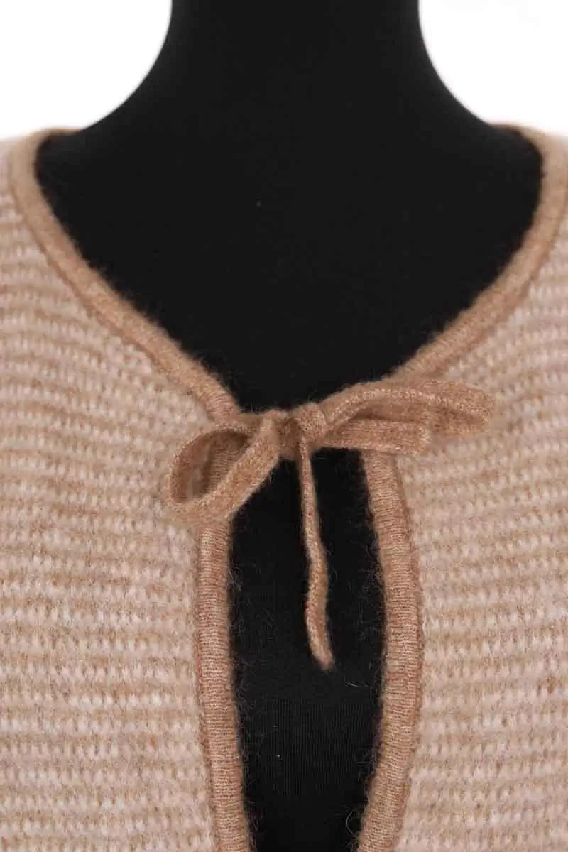 Cardigan Sézane Beige en Synthétique