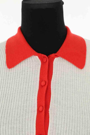Cardigan Sézane Blanc en Laine