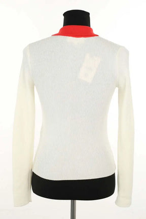 Cardigan Sézane Blanc en Laine