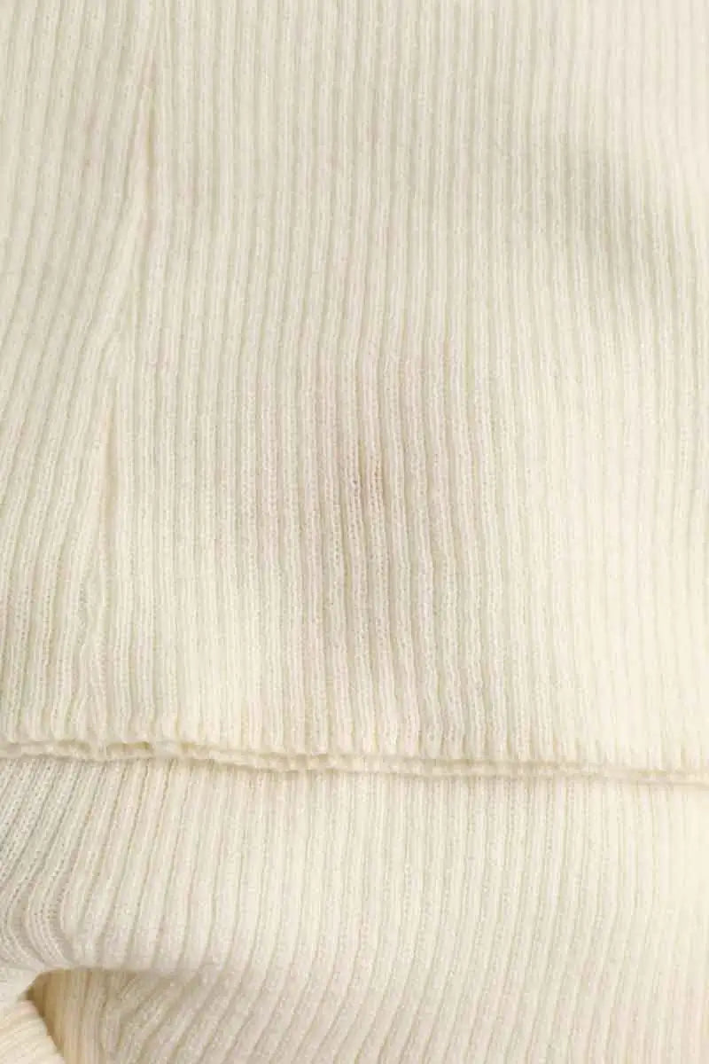 Cardigan Sézane Blanc en Laine