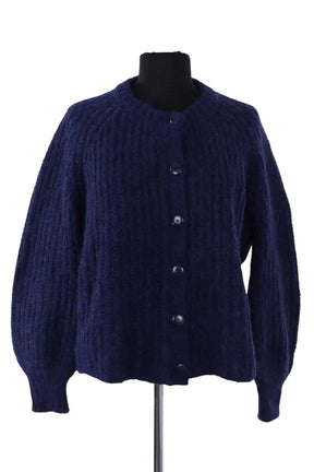 Cardigan Sézane Bleu en Laine, taille S - Seconde Main