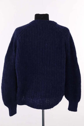 Cardigan Sézane Bleu en Laine