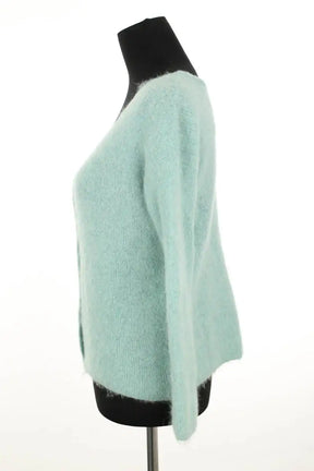 Cardigan Sézane Bleu en Laine