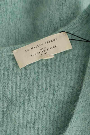 Cardigan Sézane Bleu en Laine