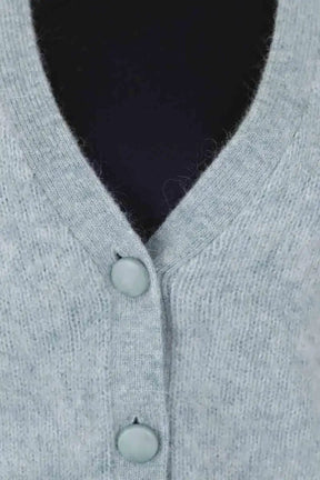 Cardigan Sézane Bleu en Laine