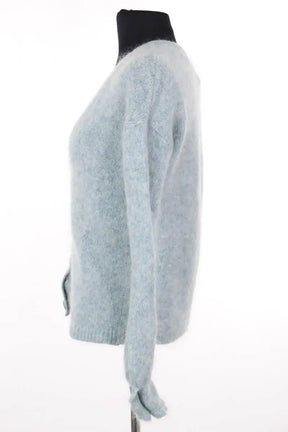 Cardigan Sézane Bleu en Laine