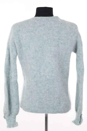 Cardigan Sézane Bleu en Laine