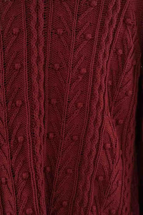 Cardigan Sézane Bordeaux en Coton