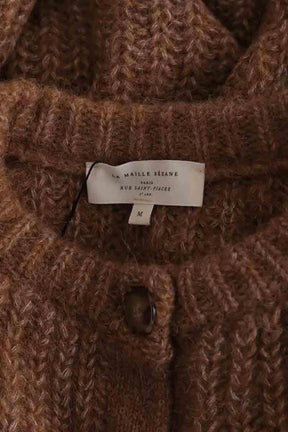 Cardigan Sézane Camel en Laine