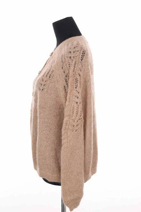 Cardigan Sézane Camel en Synthétique