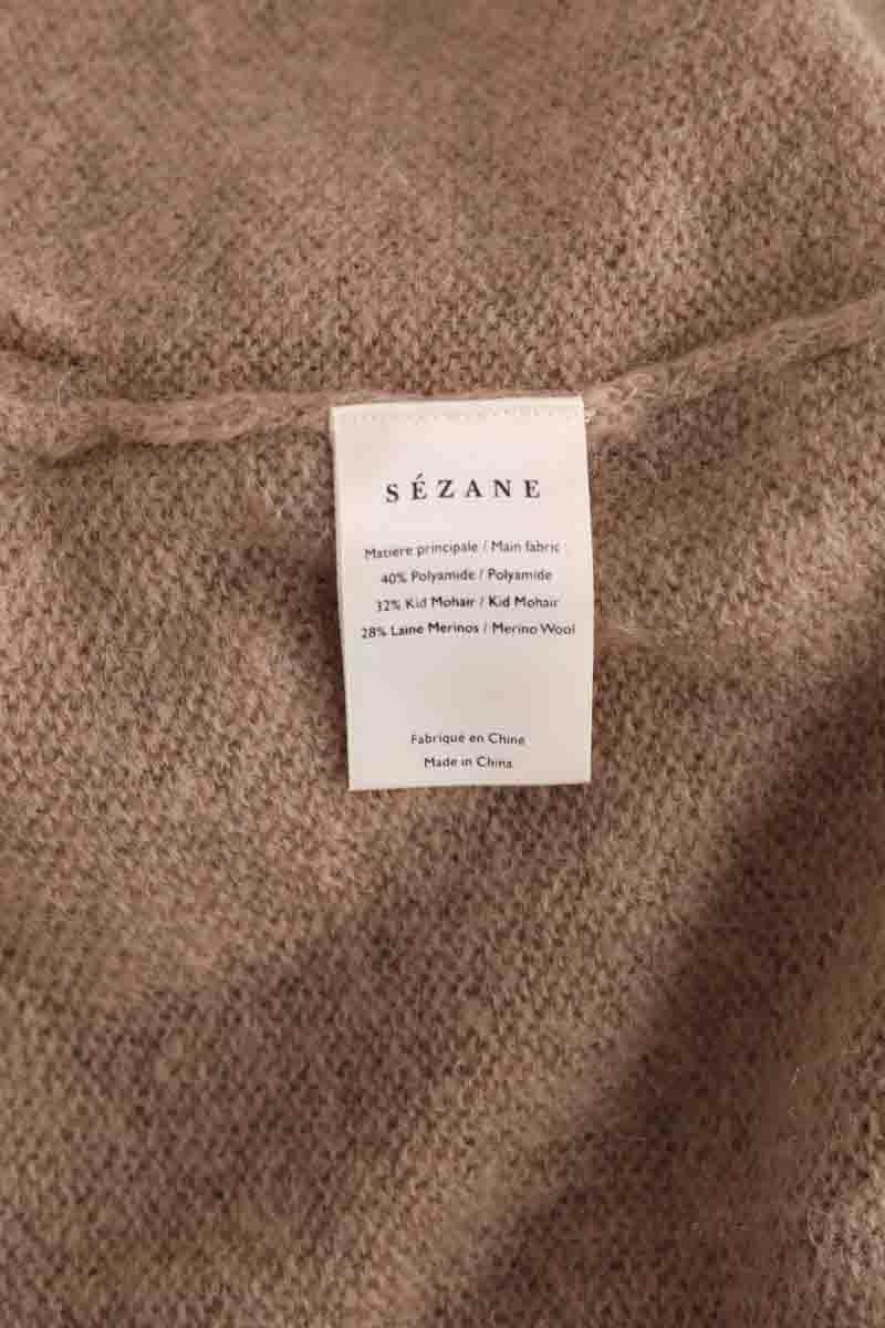 Cardigan Sézane Camel en Synthétique