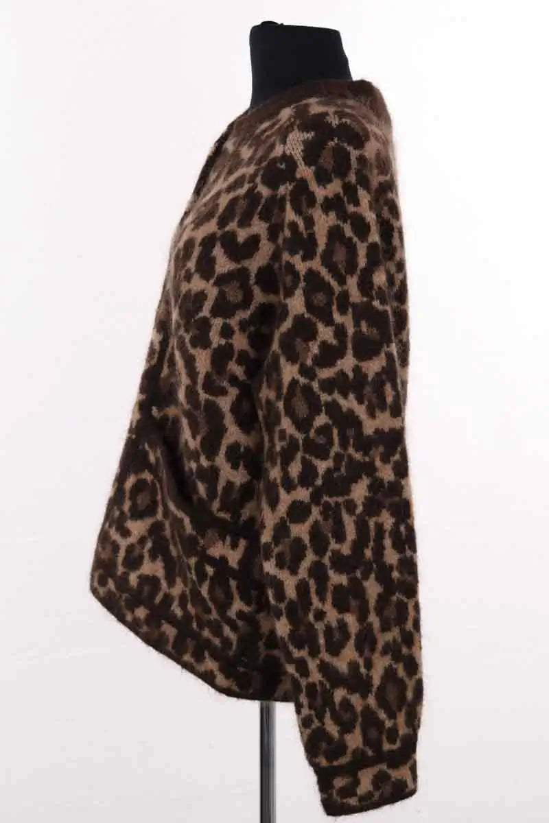 Cardigan Sézane Marron en Laine