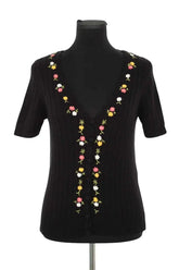 Cardigan Sézane Noir en Coton, taille S - Seconde Main