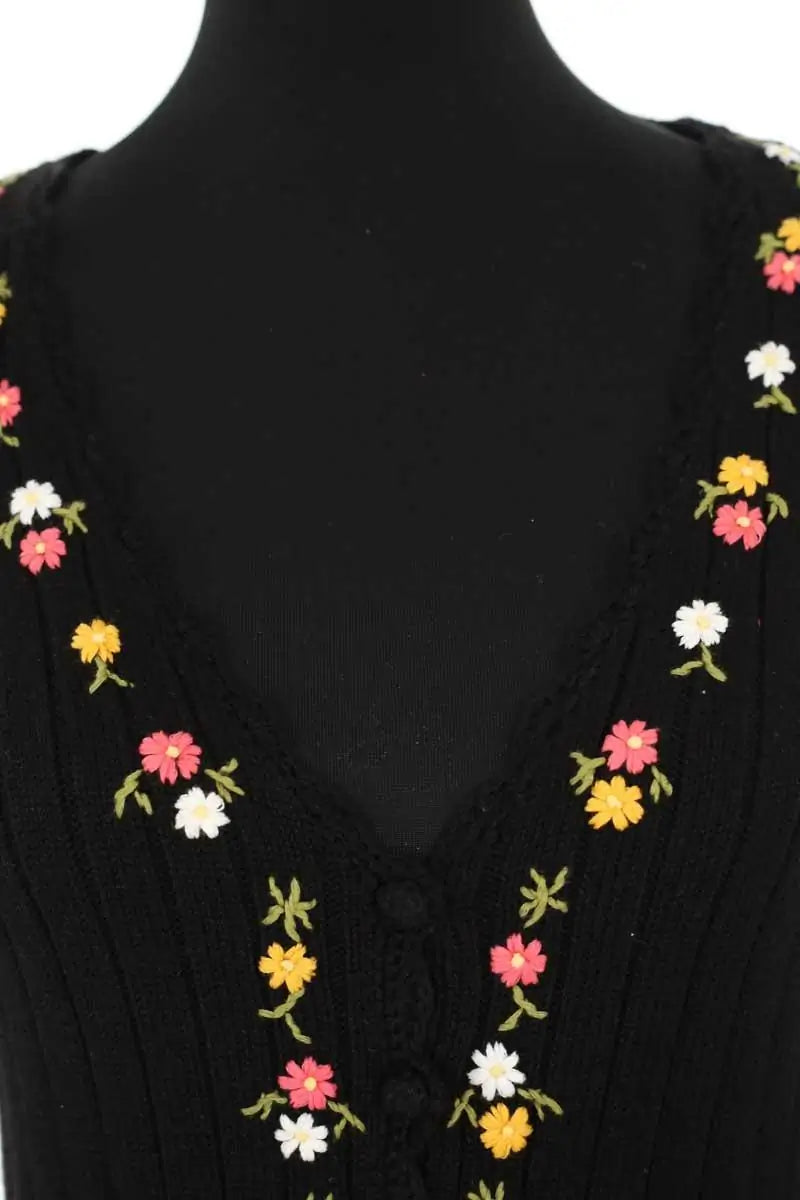 Cardigan Sézane Noir en Coton
