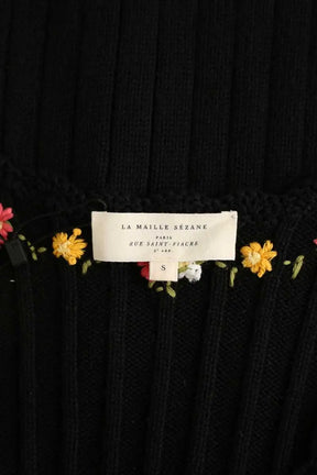 Cardigan Sézane Noir en Coton