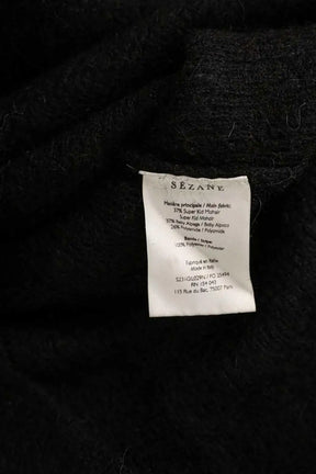Cardigan Sézane Noir en Laine