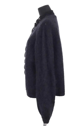 Cardigan Sézane Noir en Laine