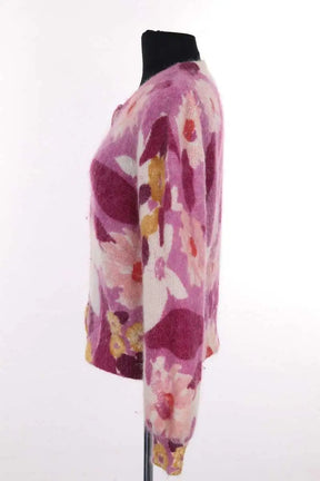 Cardigan Sézane Rose en Laine