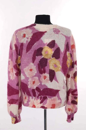 Cardigan Sézane Rose en Laine