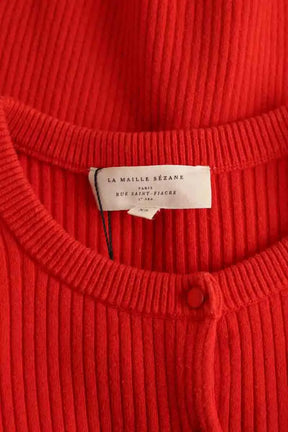 Cardigan Sézane Rouge en Coton