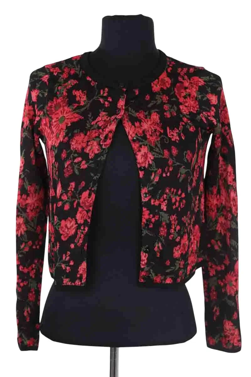 Cardigan Sézane Rouge en Viscose, taille XXS - Seconde Main