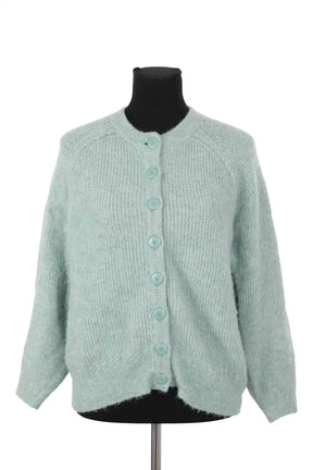 Cardigan Sézane Vert en Laine, taille XS - Seconde Main