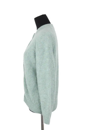Cardigan Sézane Vert en Laine