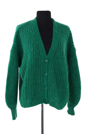 Cardigan Sézane Vert en Synthétique, taille S - Seconde Main