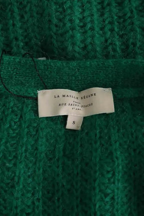 Cardigan Sézane Vert en Synthétique