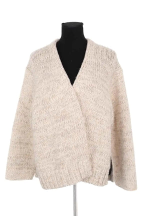 Cardigan Soeur Beige en Coton, taille S - Seconde Main