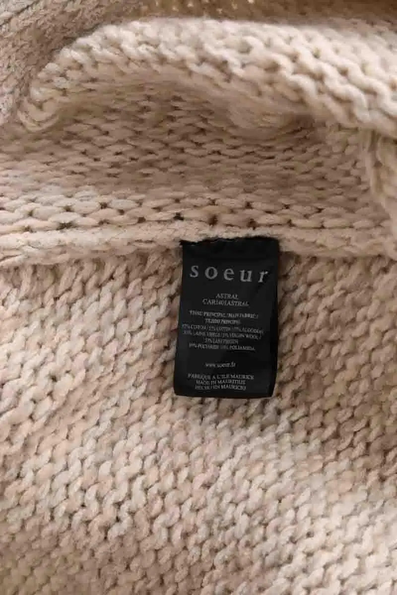 Cardigan Soeur Beige en Coton