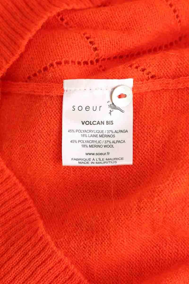 Cardigan Soeur Rouge en Synthétique